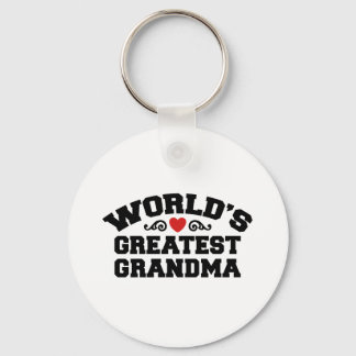 World's Greatest Grandma Keychain
