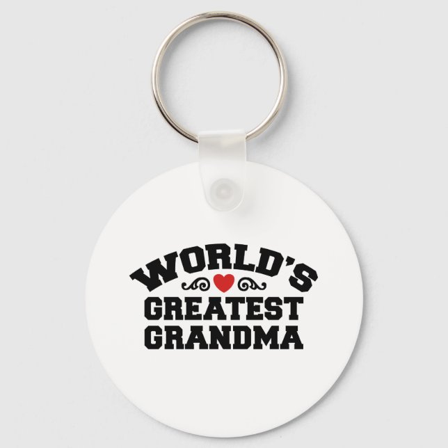 World's Greatest Grandma Keychain (Front)