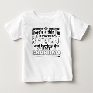 World's greatest grandma not a spoiler baby T-Shirt