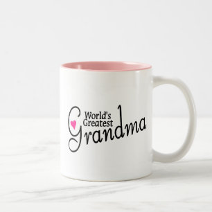 Worlds Greatest Grandma Two-Tone Coffee Mug