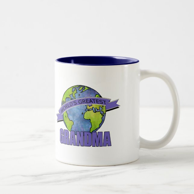 World's Greatest Grandma Two-Tone Coffee Mug (Right)