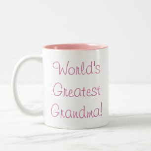 World's Greatest Grandma! Two-Tone Coffee Mug