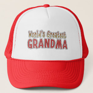 World's Greatest Grandma word art hat