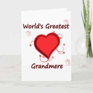 World's Greatest grandmere Card