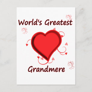 World's Greatest grandmere Postcard