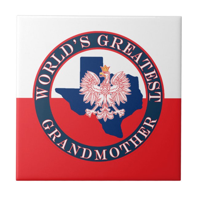 World's Greatest Grandmother Tile (Front)