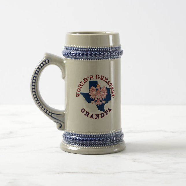 World's Greatest Grandpa Beer Stein (Left)