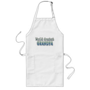 World's Greatest Grandpa Long Apron