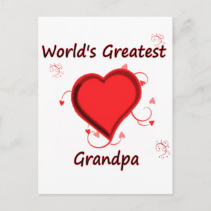 World's Greatest grandpa Postcard