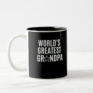 WORLD'S GREATEST GRANDPA Two-Tone COFFEE MUG