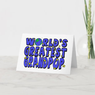 World's Greatest Grandpop Card