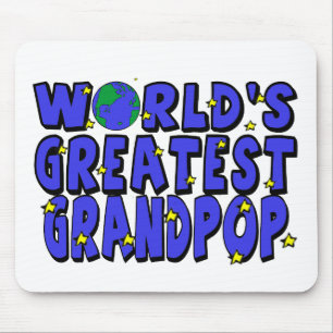 World's Greatest Grandpop Mouse Pad