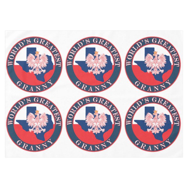 World's Greatest Granny Tablecloth (Front (Horizontal))