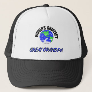 World's Greatest Great Grandpa Trucker Hat