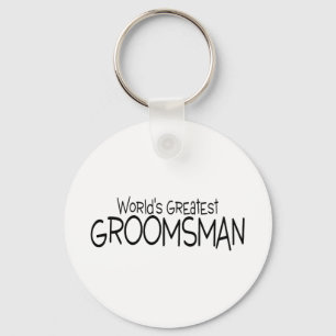 Worlds Greatest Groomsman Keychain
