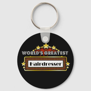 World's Greatest Hairdresser Keychain