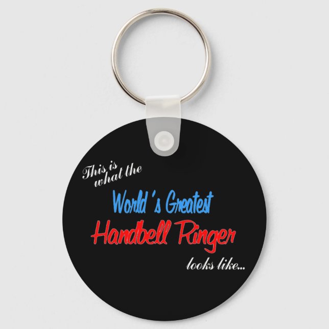 World's Greatest Handbell Ringer Keychain (Front)