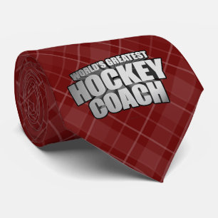 Worlds Greatest Hockey Coach Tie