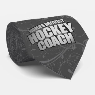 Worlds Greatest Hockey Coach Tie
