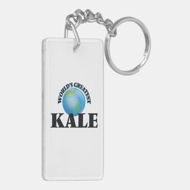 World's Greatest Kale Keychain (Back Left)