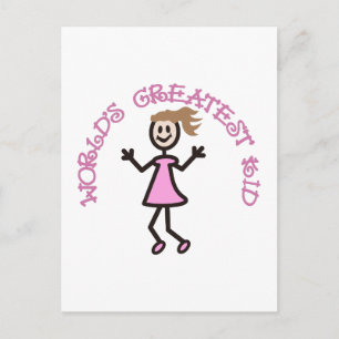 World's Greatest Kid Postcard
