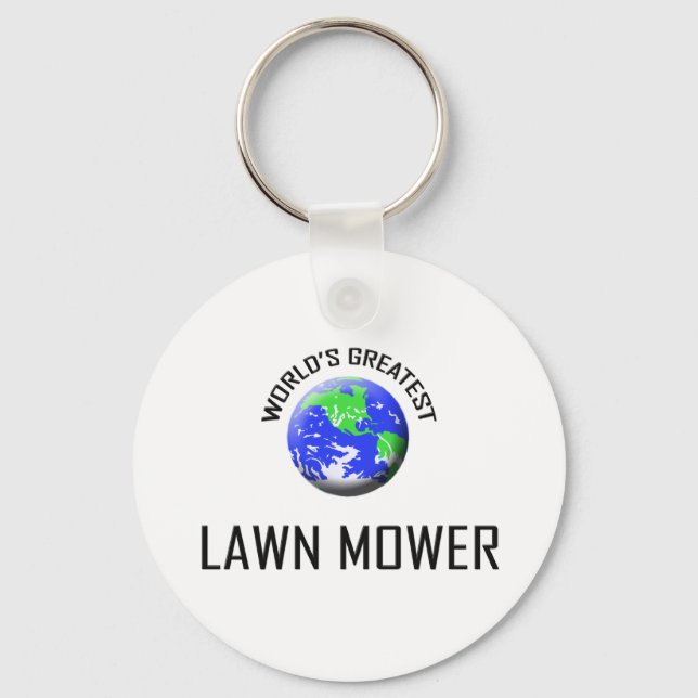 World's Greatest Lawn Mower Keychain (Front)