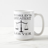 World's Greatest Lawyer Mug