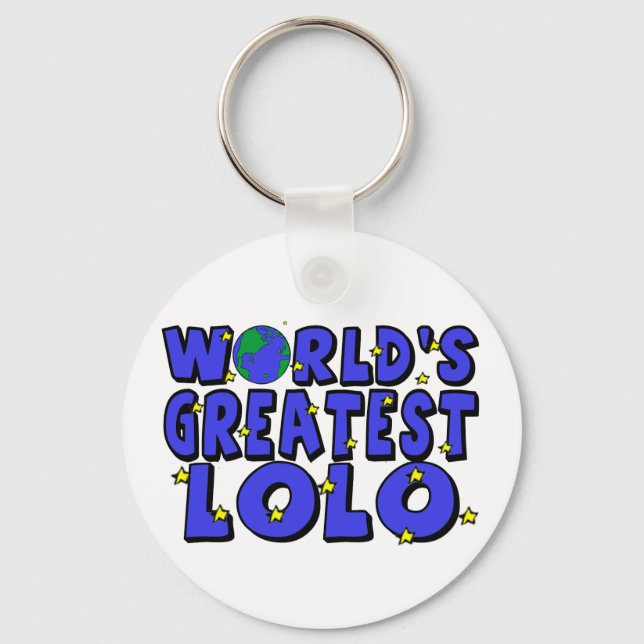 World's Greatest Lolo Keychain (Front)
