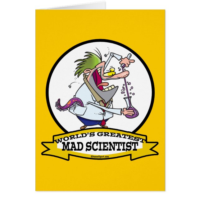 WORLDS GREATEST MAD SCIENTIST MEN CARTOON (Front)