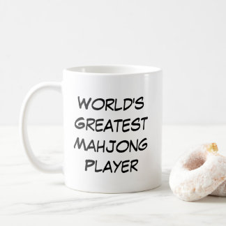 "World's Greatest Mahjong Player" Coffee Mug