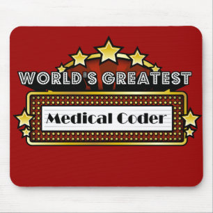 World's Greatest Medical Coder Mouse Pad