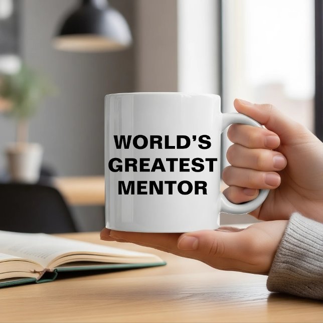 World's Greatest Mentor Two-Tone Coffee Mug (Creator Uploaded)