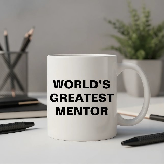 World's Greatest Mentor Two-Tone Coffee Mug (Creator Uploaded)
