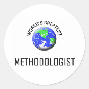 World's Greatest Methodologist Classic Round Sticker