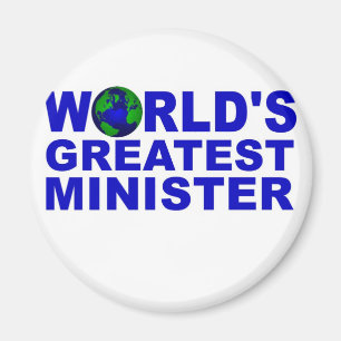 World's Greatest Minister Magnet