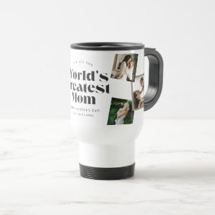 World's Greatest Mom 6 Photo Collage Travel Mug