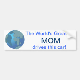 World's Greatest Mom Bumper Sticker