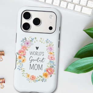 World's Greatest Mom Colourful Floral Mother's Day
