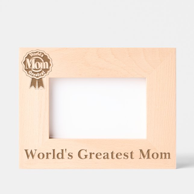 World's Greatest Mom Etched Frames (Front)