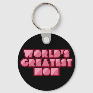 World's Greatest Mom Keychain