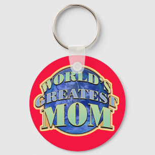 World's Greatest Mom Keychain