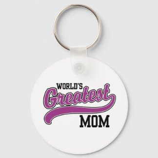 World's Greatest Mom Keychain