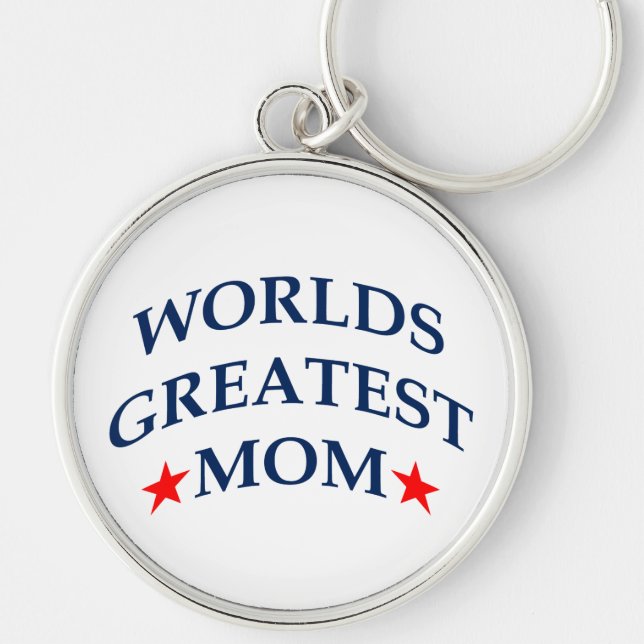 Worlds Greatest Mom Keychain (Front)