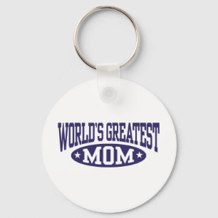 World's Greatest Mom Keychain