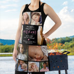 World's Greatest Mom Photo Collage Apron<br><div class="desc">Treat your mother to this cute photo collage apron featuring 10 photos for you to personalize with your own,  the saying 'world's greatest mom',  a pink heart,  a cute quote that reads 'we love you and your cooking!',  and the childrens names.</div>