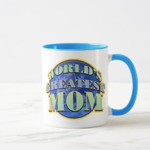World's Greatest Mom Ringer Mug