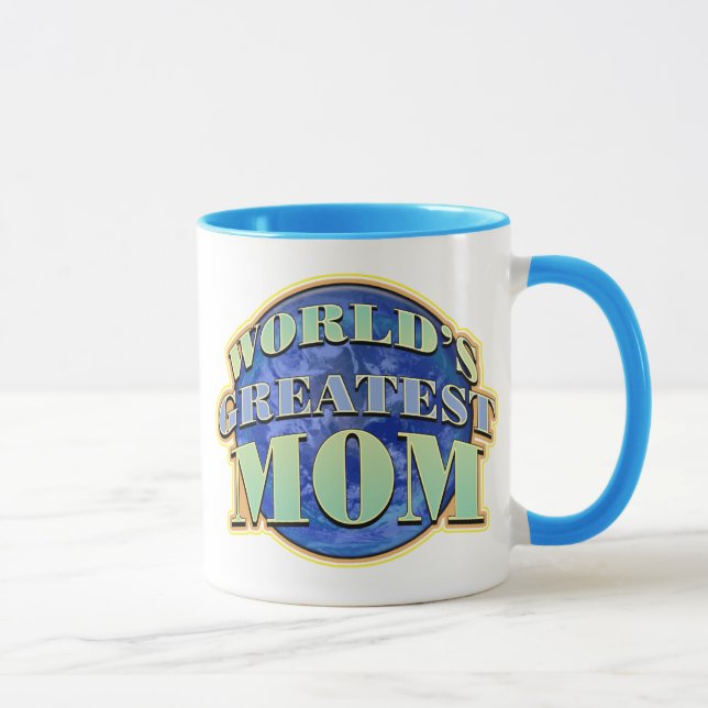 World's Greatest Mom Ringer Mug (Right)