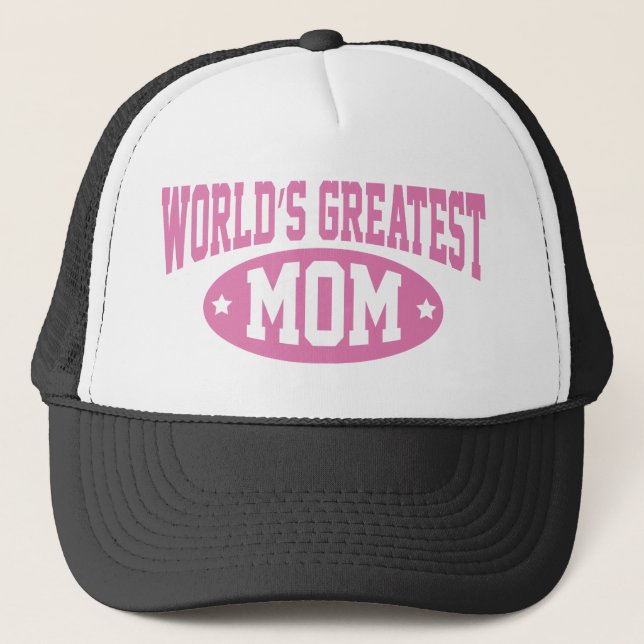 World's Greatest Mom Trucker Hat (Front)