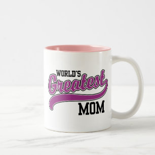 World's Greatest Mom Two-Tone Coffee Mug