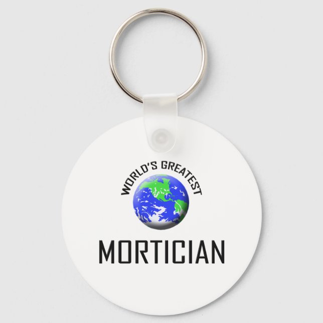 World's Greatest Mortician Keychain (Front)